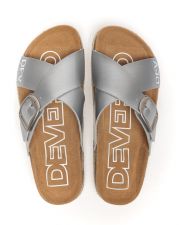 EZÜST NŐI UTCAI PAPUCS - RUBY