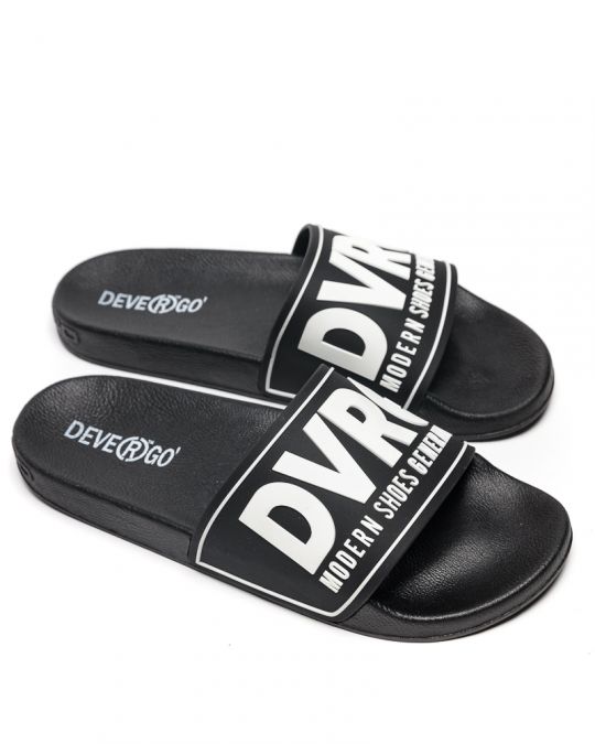 BLACK MEN'S SLIDES - BEACH DE25SS2018TP SY