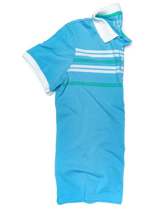 BLUE MEN'S T-SHIRT 1D25SS4018SS2405