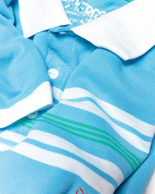 BLUE MEN'S T-SHIRT 1D25SS4018SS2405