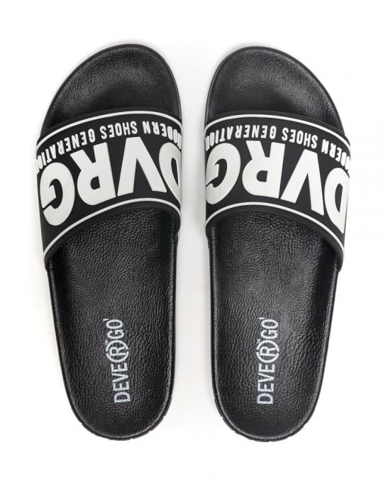BLACK MEN'S SLIDES - BEACH DE25SS2018TP SY