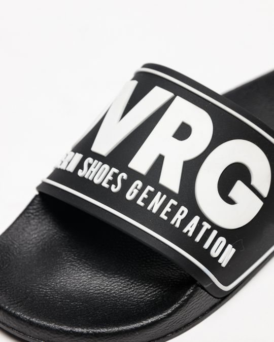 BLACK MEN'S SLIDES - BEACH DE25SS2018TP SY