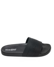 BLACK MEN'S SLIDES - LION