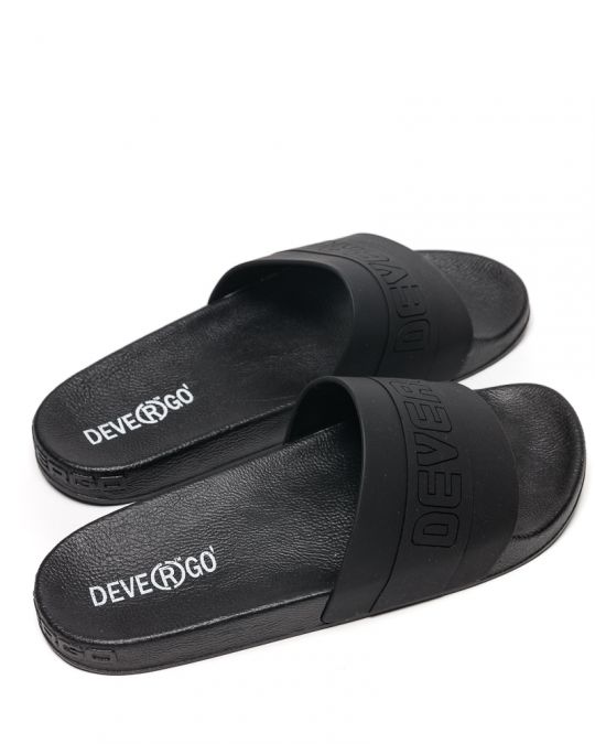 BLACK MEN'S SLIDES - LION DE25SS2009TP SY