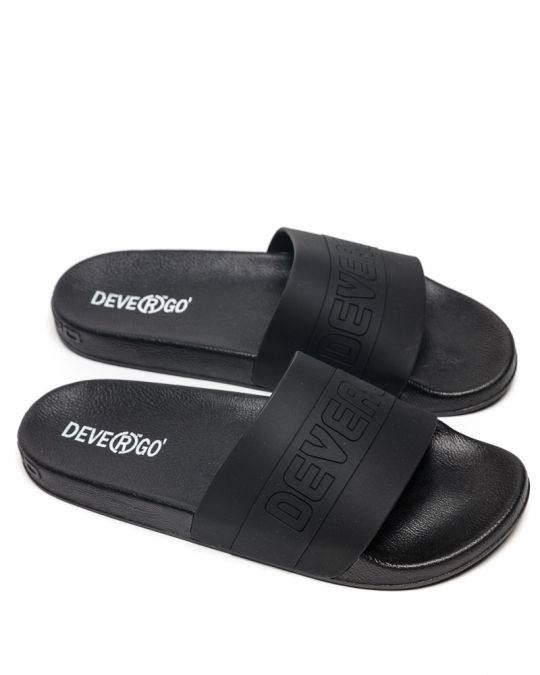BLACK MEN'S SLIDES - LION DE25SS2009TP SY