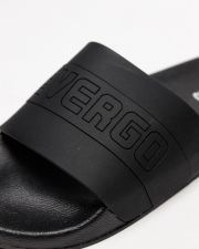 BLACK MEN'S SLIDES - LION