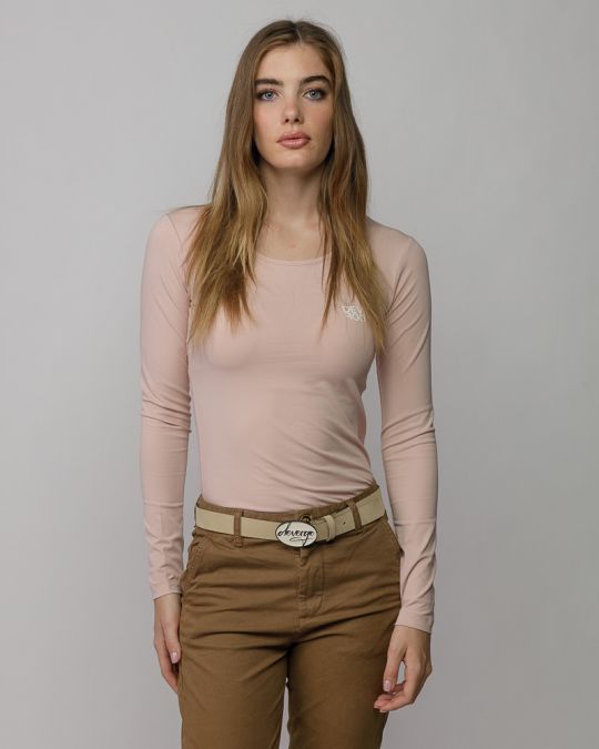 RÓZSASZÍN NŐI HOSSZÚ UJJÚ PÓLÓ 2D25FW4532LS0205