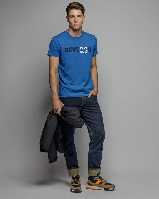 KÉK FÉRFI RÖVID UJJÚ PÓLÓ 1D25FW4043SS0105