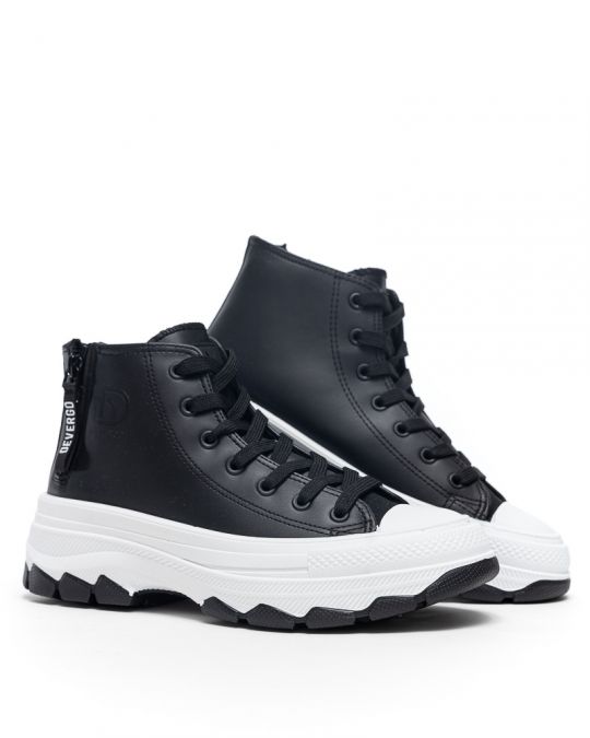 FEKETE NŐI SNEAKER - ROBIN DE25FW3519PU KD