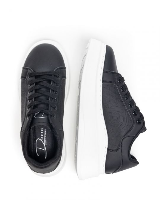 FEKETE NŐI SNEAKER - LINDA DE25FW5517PU UL