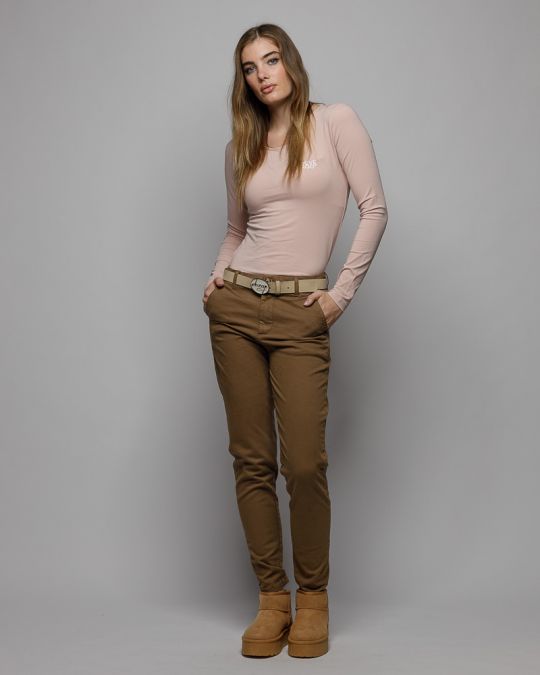 RÓZSASZÍN NŐI HOSSZÚ UJJÚ PÓLÓ 2D25FW4532LS0205