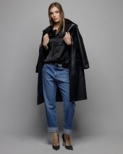 FEKETE NŐI SZATÉN ING