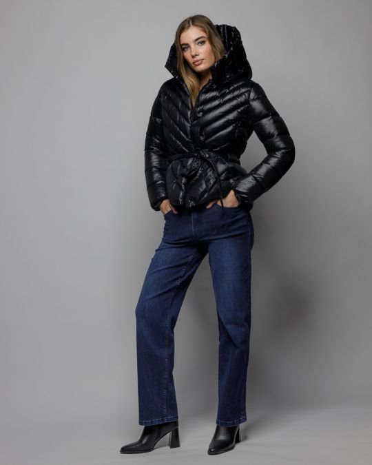 FEKETE NŐI RÖVID UJJÚ PÓLÓ 2D25FW4510SS0105