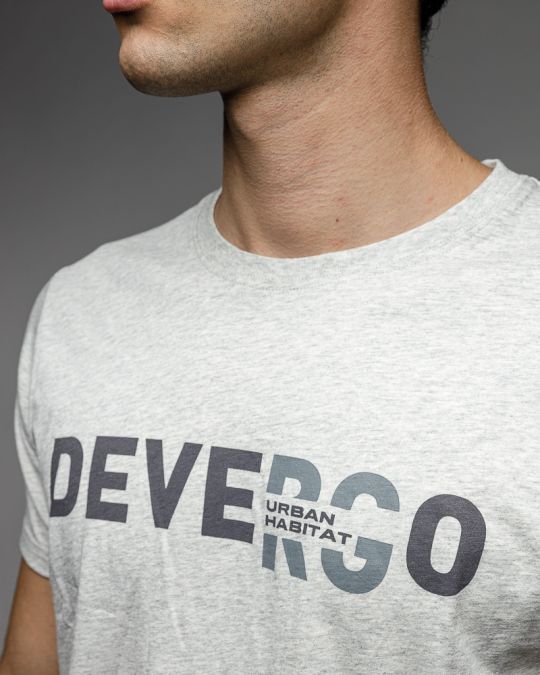 GREY MEN'S SHORT SLEEVE T-SHIRT 1D25FW4043SS0105