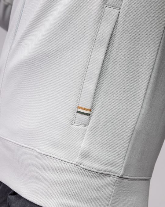 GREY MEN'S ZIP SWEATER 1D25FW4092KA0701