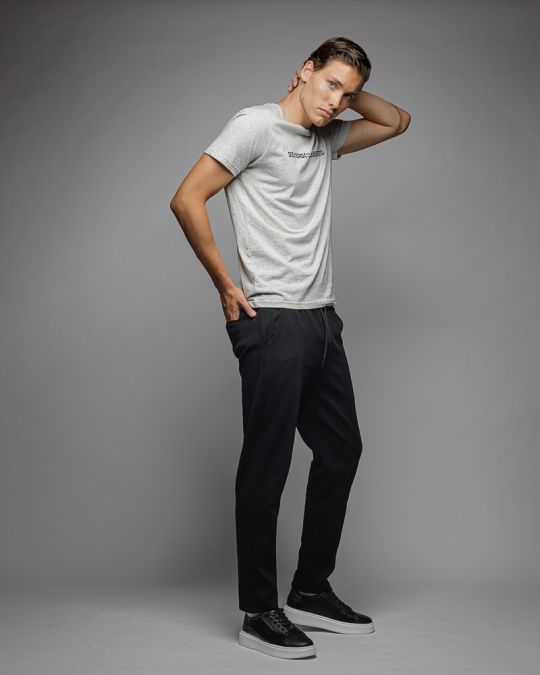 FEKETE FÉRFI MELEGÍTŐ NADRÁG 1D25FW1192LP0705