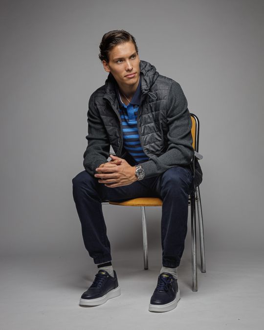 SZÜRKE FÉRFI ÁTMENETI KABÁT 1D25FW7013KA1600