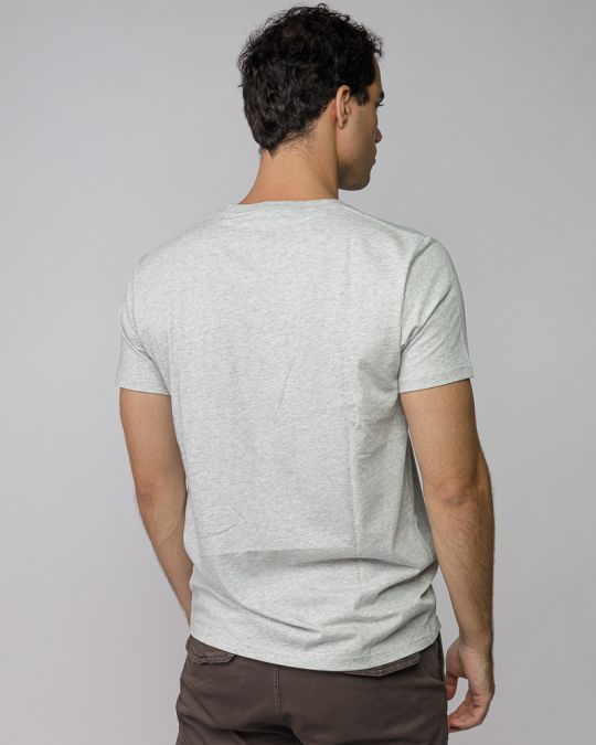 GREY MEN'S SHORT SLEEVE T-SHIRT 1D25FW4043SS0105