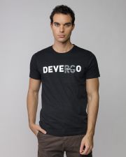 FEKETE FÉRFI RÖVID UJJÚ PÓLÓ