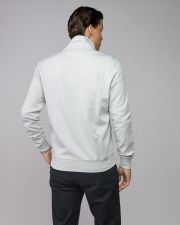 GREY MEN'S ZIP SWEATER