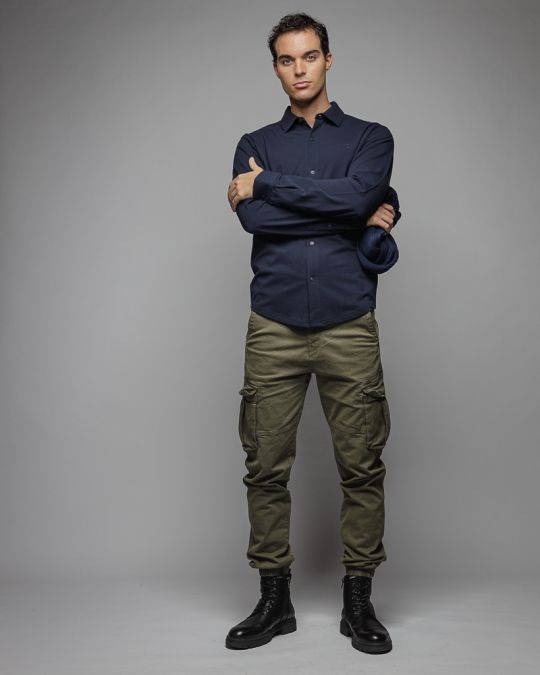 KÉK FÉRFI PIKÉ ING 1D25FW5004LS2405