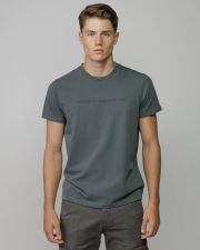GREY MEN'S SHORT SLEEVE T-SHIRT
