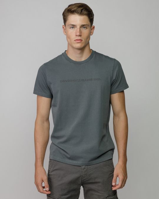 GREY MEN'S SHORT SLEEVE T-SHIRT 1D25FW4034SS0124