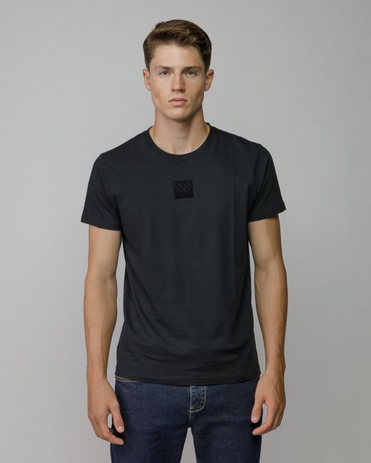 BLACK MEN'S SHORT SLEEVE T-SHIRT 1D25FW4039SS0105