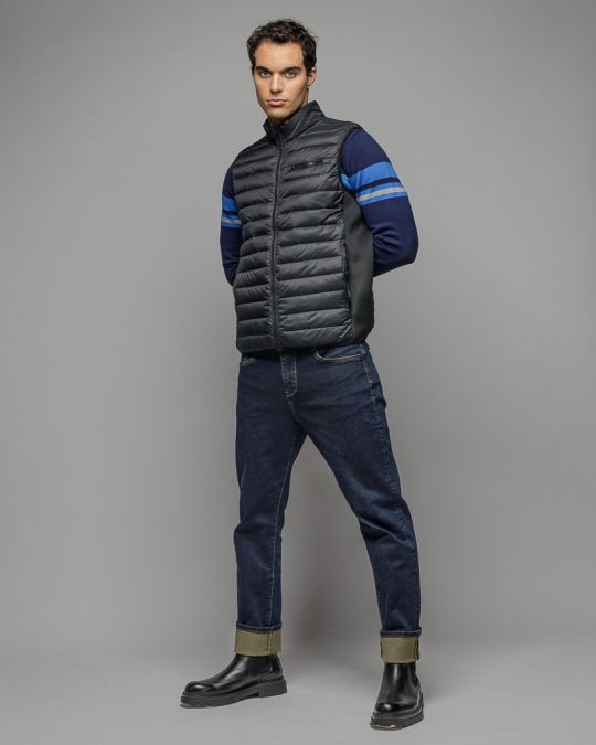 FEKETE FÉRFI MELLÉNY 1D25FW7017SL1600