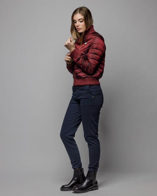 BORDEAUX WOMEN'S SHORT QUILTED COAT 2D25FW3580KA1600