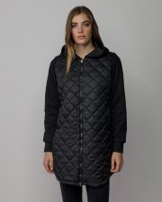 FEKETE NŐI ÁTMENETI KABÁT