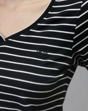 FEKETE NŐI RÖVID UJJÚ CSÍKOS PÓLÓ