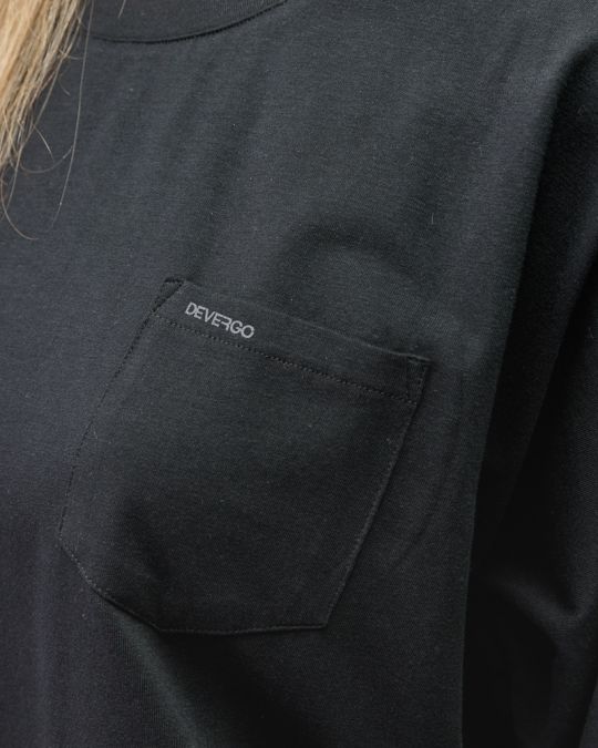 FEKETE NŐI RÖVID UJJÚ PÓLÓ 2D25FW4520SS0224