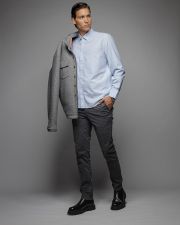 KÉK FÉRFI OXFORD ING