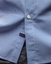BLUE MEN'S COTTON SHIRT