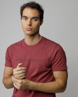 BORDÓ FÉRFI RÖVID UJJÚ PÓLÓ 1D25FW4034SS0124