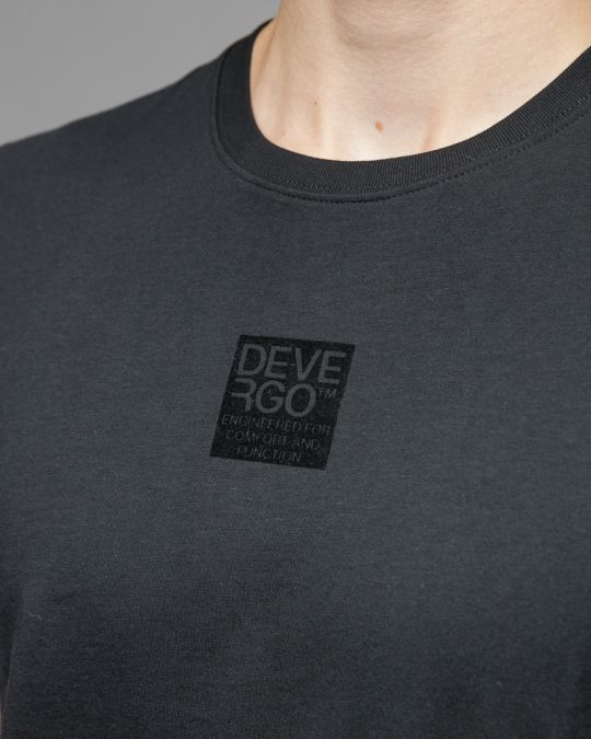 BLACK MEN'S SHORT SLEEVE T-SHIRT 1D25FW4039SS0105