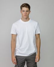 WHITE MEN'S SHORT SLEEVE T-SHIRT
