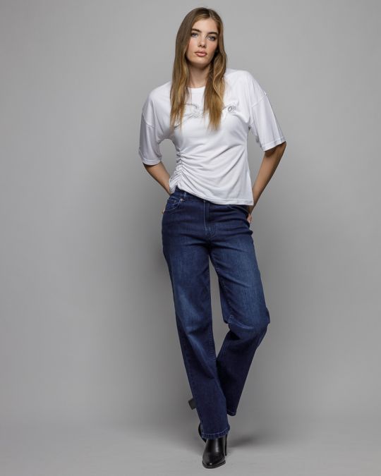 FEHÉR NŐI RÖVID UJJÚ PÓLÓ 2D25FW4510SS0105