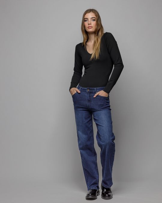 FEKETE NŐI HOSSZÚ UJJÚ BODY 2D25FW4565BD0205