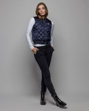 KÉK NŐI STEPPELT MELLÉNY