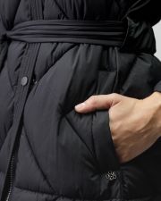 FEKETE NŐI HOSSZÚ TÉLI KABÁT