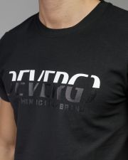 FEKETE FÉRFI RÖVID UJJÚ PÓLÓ