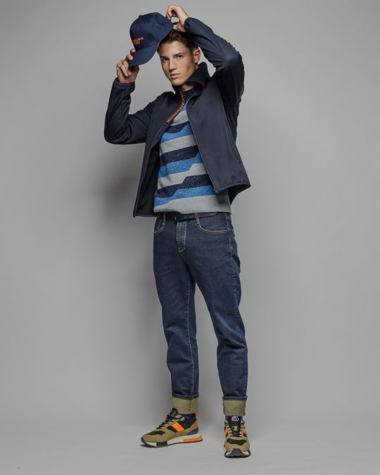 KÉK FÉRFI ÁTMENETI KABÁT 1D25FW7016KA1200