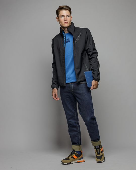 FEKETE FÉRFI ÁTMENETI KABÁT 1D25FW7016KA1200