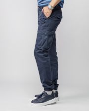 BLUE MEN'S SIDE POCKET PANTS