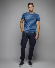 BLUE MEN'S SIDE POCKET PANTS