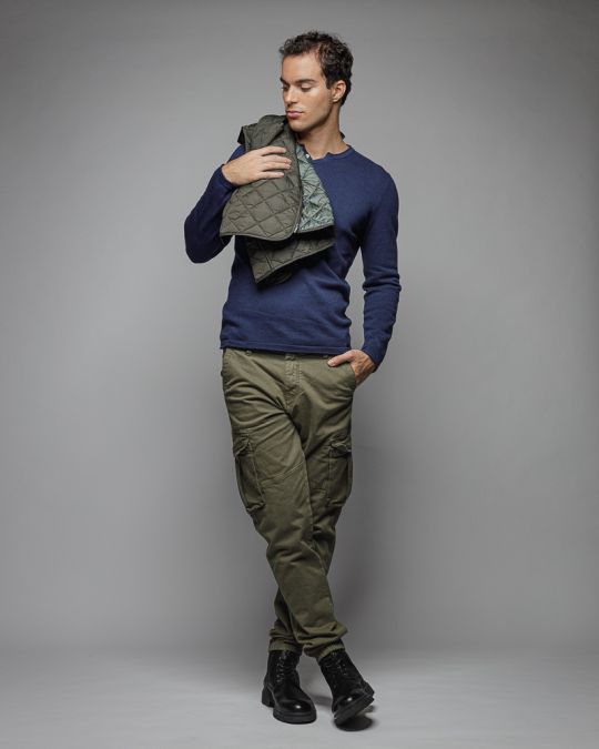 KHAKI FÉRFI OLDALZSEBES NADRÁG 1D25FW1003LP6101