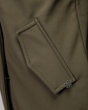 KHAKI NŐI KAPUCNIS ÁTMENETI KABÁT