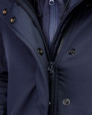 KÉK NŐI KAPUCNIS ÁTMENETI KABÁT